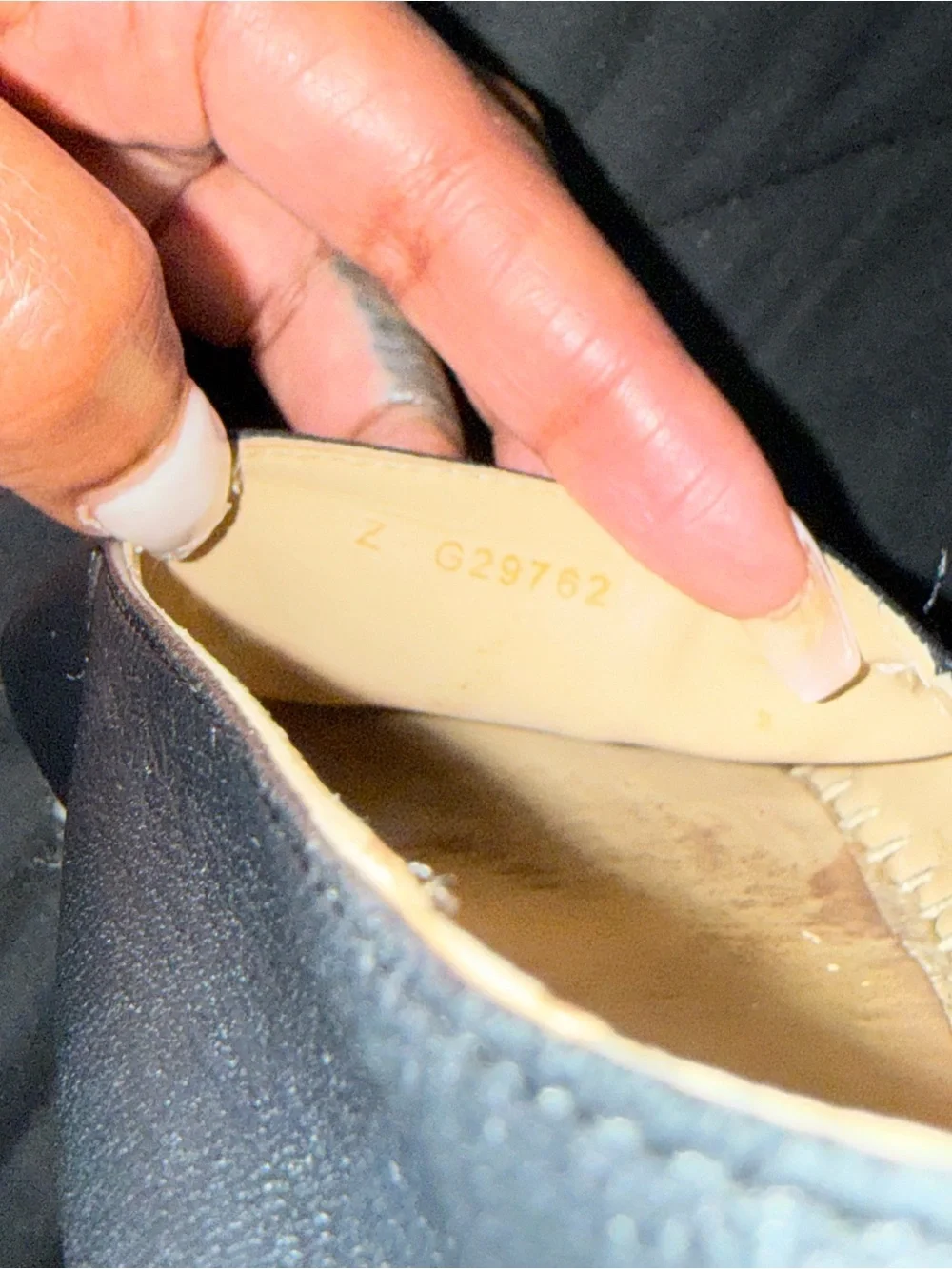 CHANEL Black Leather Espadrilles with CC Motif
